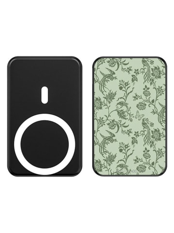 SWEET ACCESS Powerbank in Schwarz/ Grün - 10.000 mAh