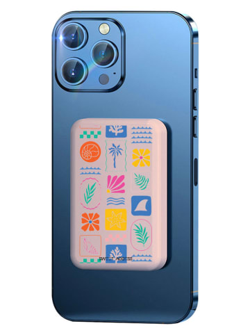 SWEET ACCESS Powerbank w kolorze jasnoróżowym ze wzorem - 10.000 mAh