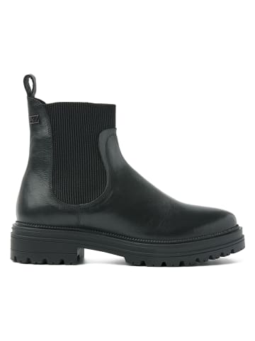 Lazamani Skórzane sztyblety w kolorze czarnym