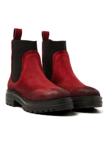 Lazamani Leren chelseaboots rood