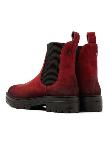 Lazamani Leren chelseaboots rood
