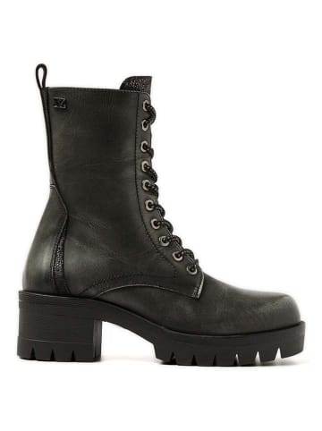 Lazamani Leder-Stiefeletten in Anthrazit
