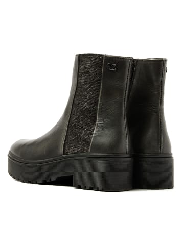Lazamani Leder-Boots in Anthrazit