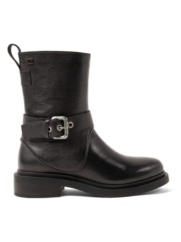 Lazamani Leren boots zwart