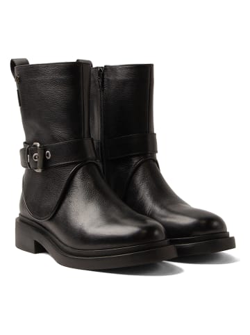 Lazamani Leder-Boots in Schwarz
