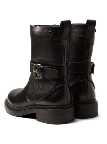 Lazamani Leren boots zwart