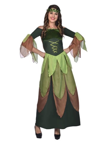 amscan 2-delig kostuum "Waldelfe" groen