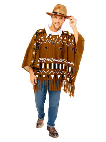 amscan 2-delig kostuum "Western" lichtbruin