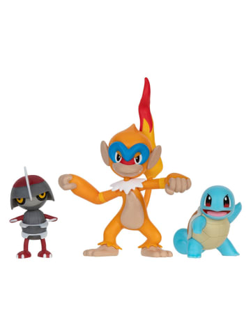 Pokémon 3tlg. Spielfiguren-Set "Pawniard, Squirtle #1 & Monferno" - ab 4 Jahren