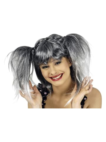 CHAKS Peruka "Zora" w kolorze czarno-białym