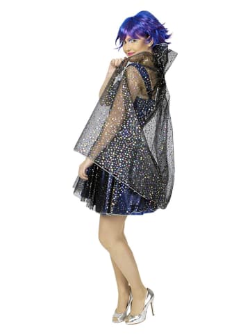 CHAKS 2-delig kostuum "Fairy Star" donkerblauw/zwart