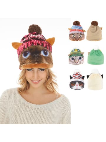 CHAKS Czapka "Cat" ze wzorem (produkt niespodzianka)