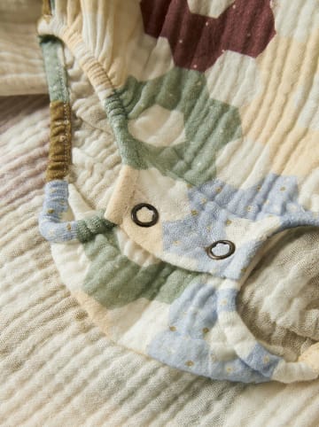 Lil Atelier Romperjurk "Talia" beige/meerkleurig