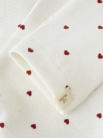 Lil Atelier Legginsy "Gago" w kolorze kremowym