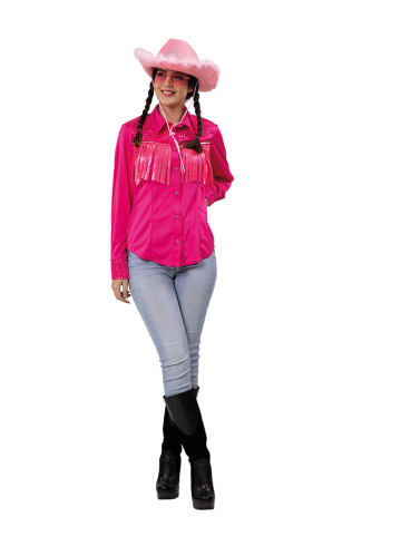 Party x People Koszula westernowa "Babe" w kolorze różowym