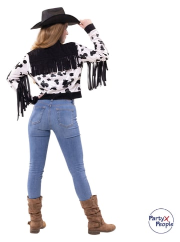 Party x People Kurtka kostiumowa w kolorze czarno-białym