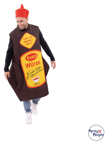 Party x People 2tlg. Kostüm "Spice Robe" in Braun/ Gelb