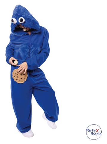 Party x People Kostümoverall "Keksmonster" in Blau