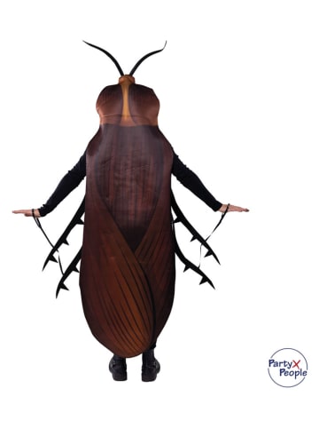 Party x People Kombinezon kostiumowy "Cockroach" w kolorze brązowym