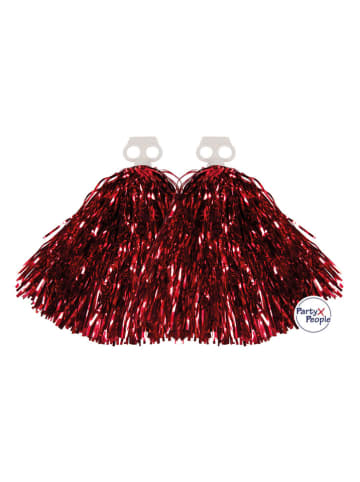Party x People Pompons rood