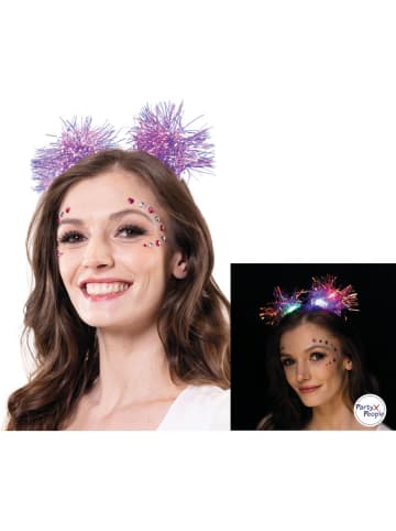 Party x People Opaska LED w kolorze fioletowym