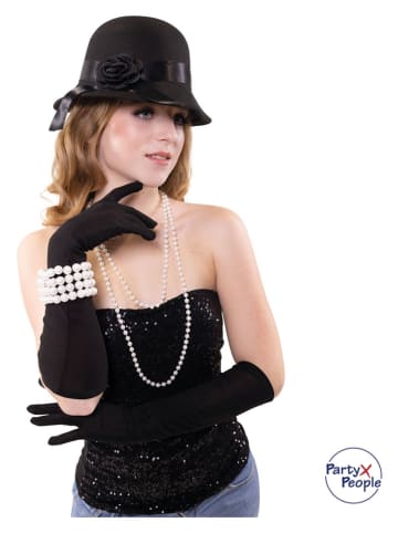 Party x People Kostuumhoed "Charleston" zwart