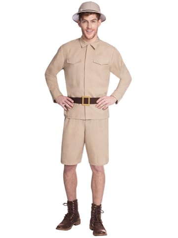 amscan 3tlg. Kostüm "Safari Man" in Beige