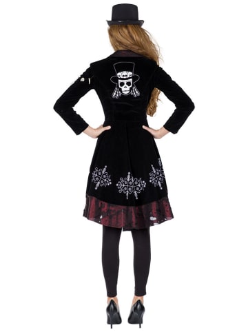 Party x People Płaszcz kostiumowy "Voodoo" w kolorze czarnym