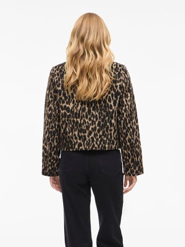 Vila Übergangsjacke in Schwarz/ Beige