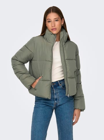 JDY Kurtka pikowana "Newerica" w kolorze khaki