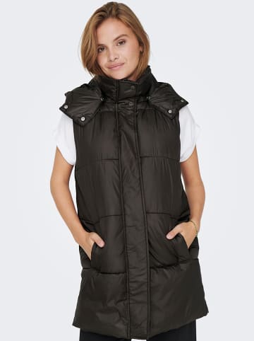 ONLY Steppweste in Dunkelbraun