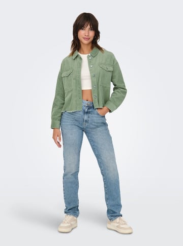 ONLY Jeansjacke in Grün