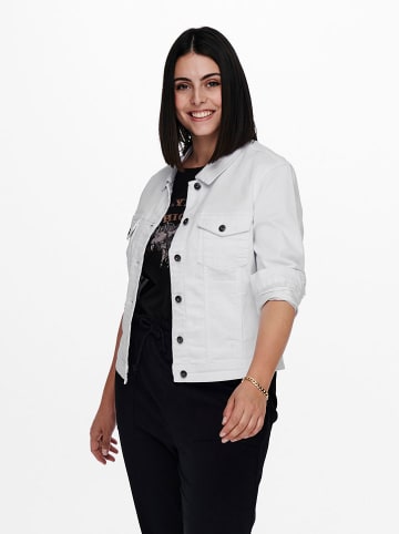 ONLY Carmakoma Kurtka przejściowa w kolorze białym