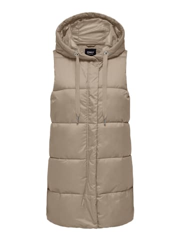 ONLY Kamizelka w kolorze szarobrązowym