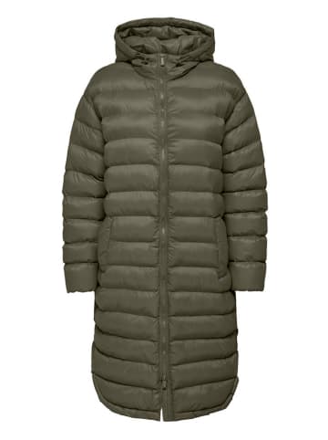 ONLY Steppmantel "ONLMelody Oversize Quilted Coat" in Khaki