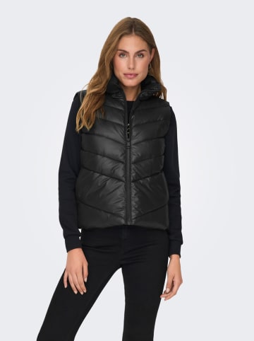 JDY Steppweste in Schwarz