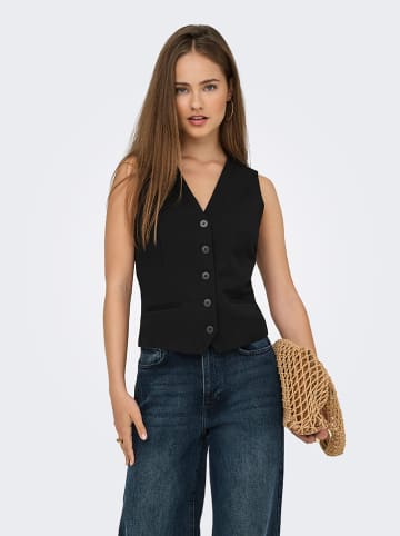 ONLY Weste in Schwarz