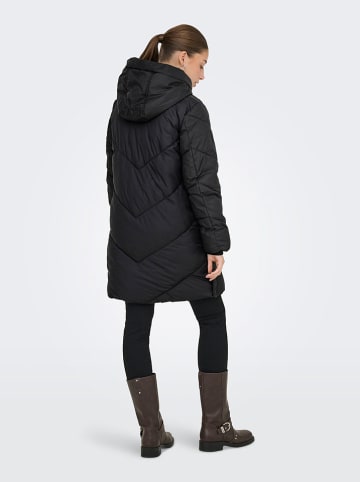 ONLY Steppmantel in Schwarz