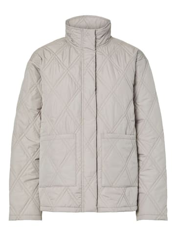 Pieces Steppjacke "Mista" in Hellgrau