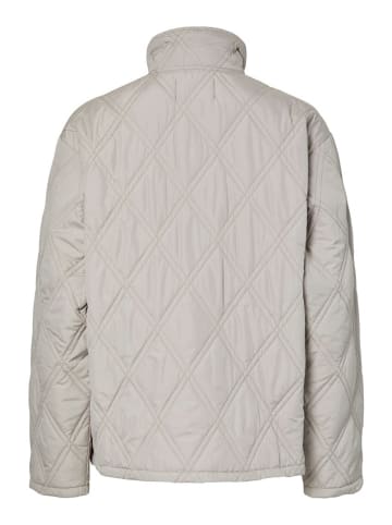 Pieces Steppjacke "Mista" in Hellgrau