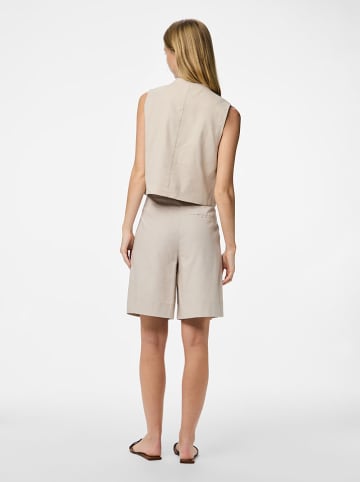 Pieces Kamizelka "Tiki" w kolorze kremowym