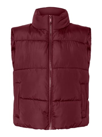 Pieces Kamizelka "Pcbee" w kolorze bordowym