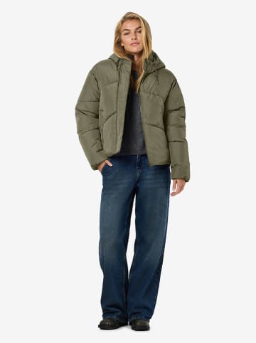 Noisy may Kurtka pikowana w kolorze khaki