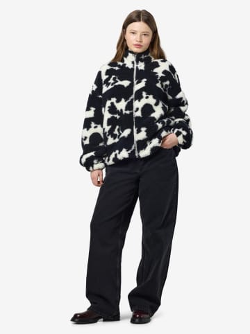 Noisy may Kurtka polarowa w kolorze czarno-białym