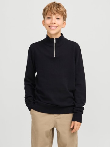 JACK & JONES Junior Sweter "Emil" w kolorze czarnym