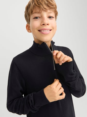 JACK & JONES Junior Sweter "Emil" w kolorze czarnym