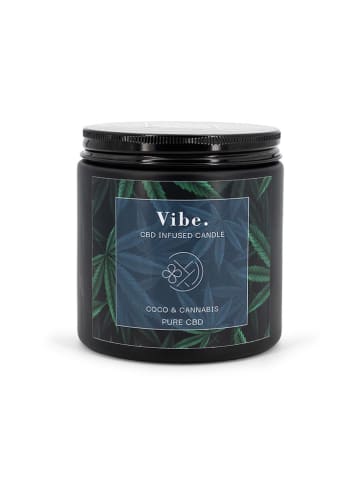 Candle Brothers Świeca zapachowa "C.B.D. Vibe. Coco & Cannabis'' - 350 g
