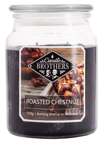 Candle Brothers Duftkerze "Roasted Chestnut" in Braun - 510 g