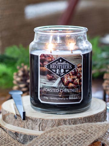 Candle Brothers Duftkerze "Roasted Chestnut" in Braun - 510 g