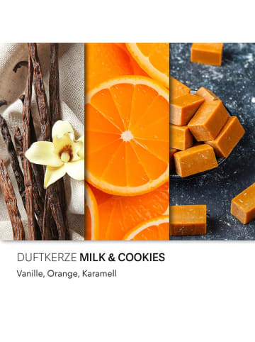 Candle Brothers Duftkerze ''Milk & Cookies'' in Weiß - 510 g